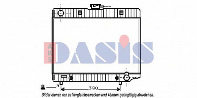 AKS DASIS 122620n -  Радиатор, охлаждение двигателя